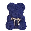 ВСИЧКИ БУКЕТИ РОЗИ - Teddy Rose Lila Blue Limited Edition (лилаво-синьо) - мече от рози